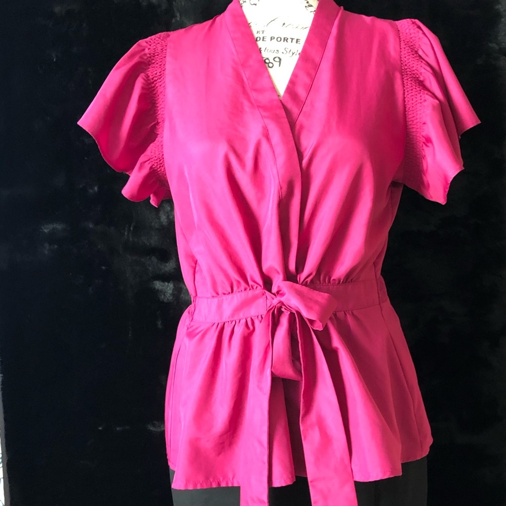 Vintage Vibrant Worthington peplum Blouse👚